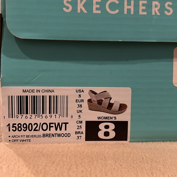 Sketchers by Martha Stewart arch fit size 8 wedge sandal - Picture 8 of 10